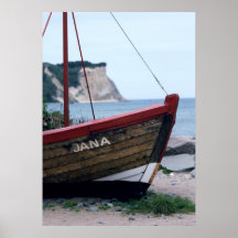 Schiff vor Kap Arkona Posterdrucke