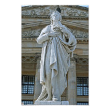 Schiller Statue in Berlin Photo Art