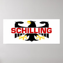 Schilling Surname Poster