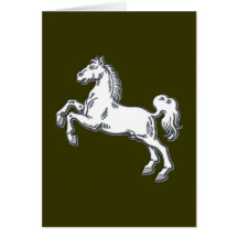 Schimmel weisses Pferd white horse Grußkarten