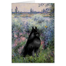 Schipperke 6 - By the Seine Cards
