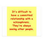schizo joke postcards
