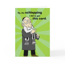 Schlepping Hanukkah Card