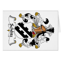Schlitz Family Crest Cards