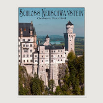 Schloss Neuschwanstein from Marienbrücke - German posters