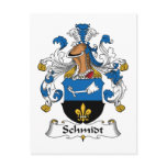 Schmidt Family Crest postcards