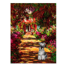 Schnauzer 1N - The Path Post Card