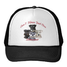Schnauzer Can't Have Just One Apparel Hats