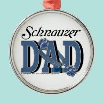 Schnauzer DAD ornaments