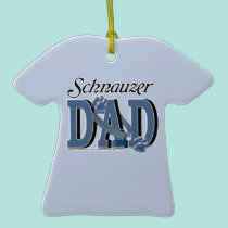 Schnauzer DAD ornaments