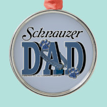 Schnauzer DAD ornaments