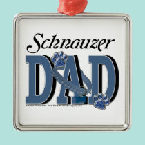 Schnauzer DAD ornaments