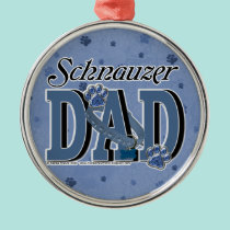 Schnauzer DAD ornaments