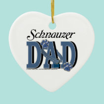 Schnauzer DAD ornaments