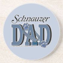 Schnauzer DAD coasters