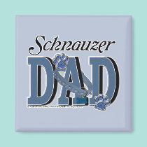Schnauzer DAD magnets