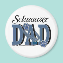 Schnauzer DAD magnets