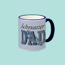 Schnauzer DAD mugs