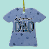 Schnauzer DAD ornaments