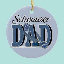 Schnauzer DAD ornaments