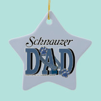 Schnauzer DAD ornaments