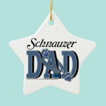 Schnauzer DAD ornaments