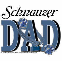 Schnauzer DAD photo sculptures