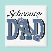 Schnauzer DAD magnets