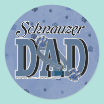 Schnauzer DAD stickers