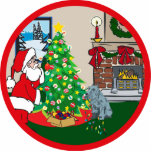 schnauzer deck the halls photo cut outs