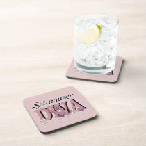 Schnauzer DIVA cork coasters