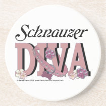 Schnauzer DIVA coasters