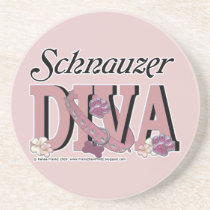 Schnauzer DIVA coasters