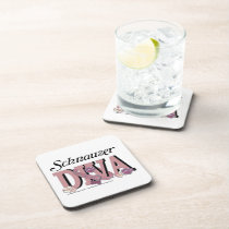 Schnauzer DIVA cork coasters