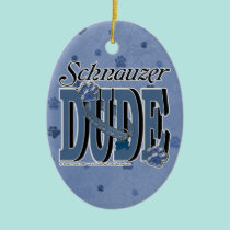 Schnauzer DUDE ornaments