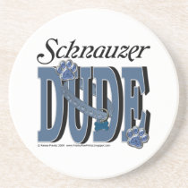 Schnauzer DUDE coasters