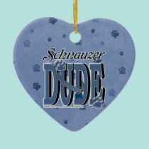 Schnauzer DUDE ornaments