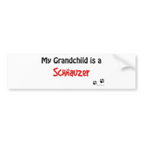 Schnauzer Grandchild Bumper Sticker
