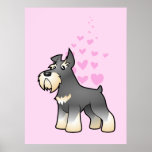 Schnauzer Love Print