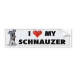 Schnauzer Love Sticker