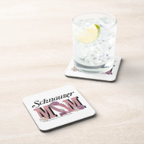 Schnauzer MOM cork coasters
