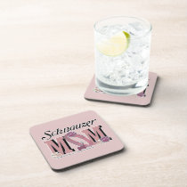 Schnauzer MOM cork coasters