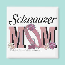 Schnauzer MOM magnets