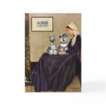 Schnauzer Pair 3 - Whistlers Mother Greeting Card
