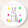Schnauzer Somebunny Loves Me Coaster