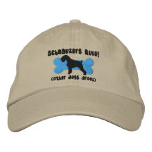 Schnauzers Rule Embroidered Hat