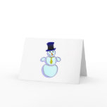 Schneemann snowman grußkarten