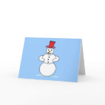 Schneemann snowman karten
