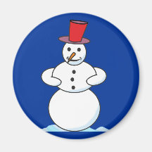 Schneemann snowman magnete