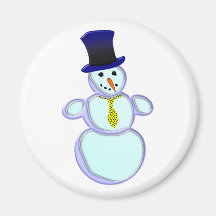 Schneemann snowman magnete